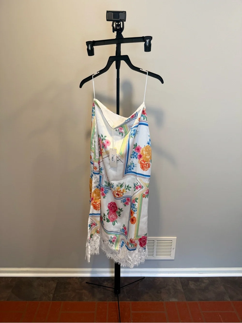Altar'd State Cream Floral Maxi Skirt